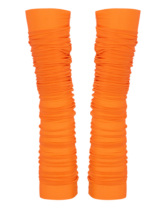 SHEER SHIMMER STOCKING // PERSIMMON