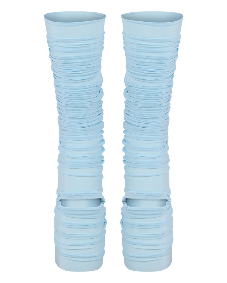 SHEER SHIMMER STOCKING // AQUAMARINE