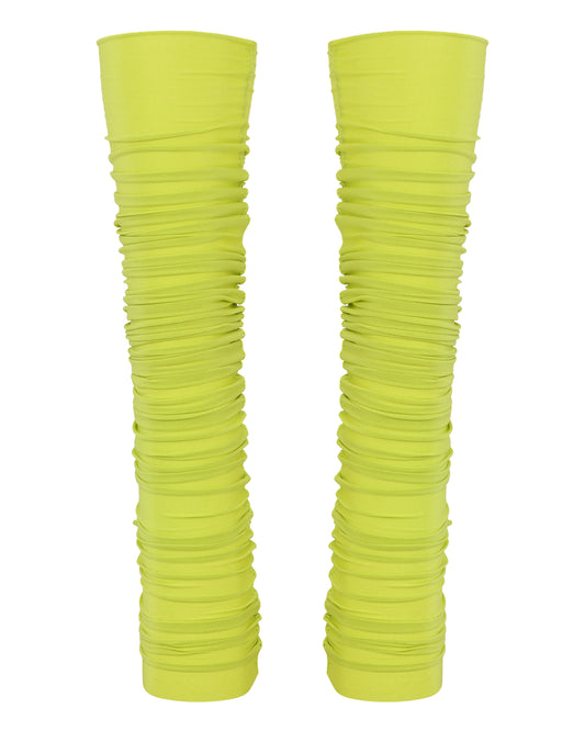 SHEER SHIMMER STOCKING // KIWI