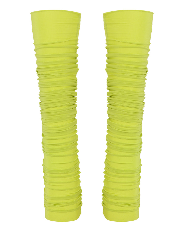 SHEER SHIMMER STOCKING // KIWI