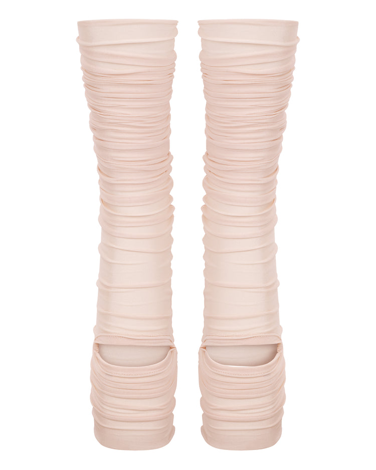 OPEN HEEL STOCKING // PINK MIST