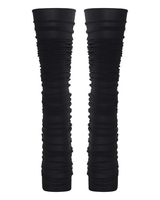 OPEN HEEL STOCKING // VERY BLACK