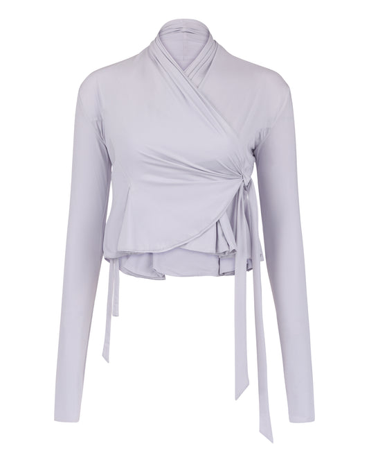 FLARED WRAP BOLERO // LUNAR ROCK