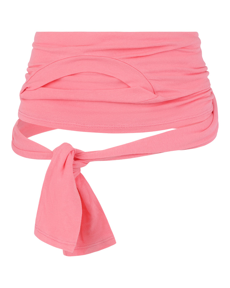 COTTON JERSEY WAIST WRAP // PLUMERIA