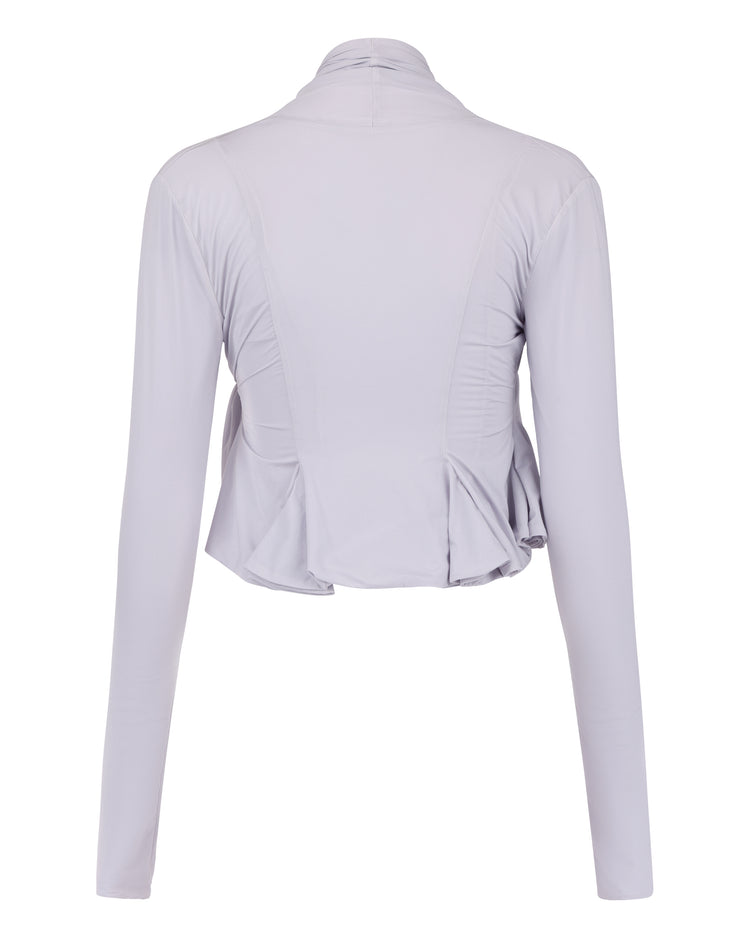 FLARED WRAP BOLERO // LUNAR ROCK