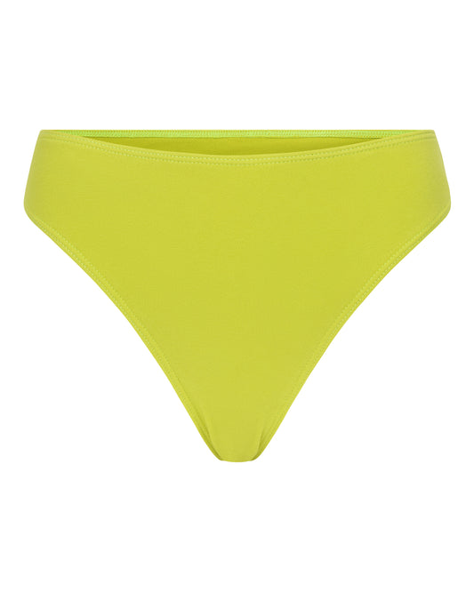 COTTON JERSEY THONG // KIWI