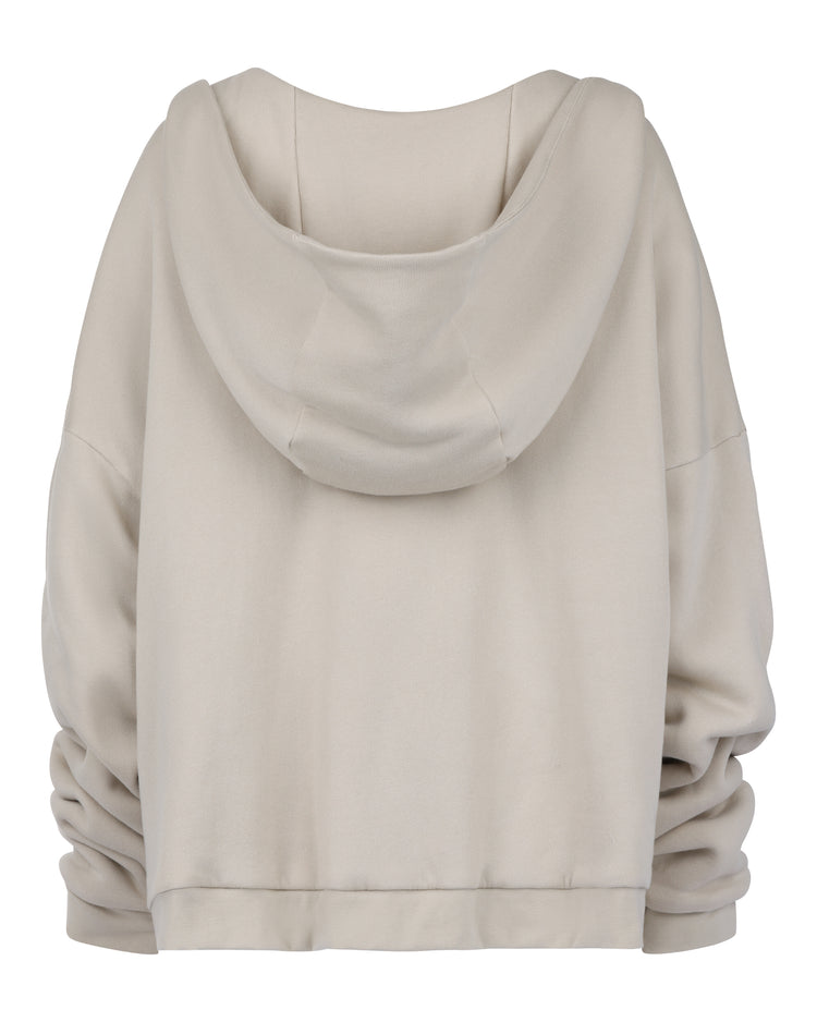 OVERSIZED CLOUD HOODIE // COSMIC LATTE