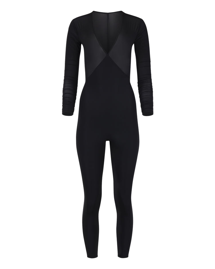 SHEER SHIMMER CATSUIT // MAGNETIC