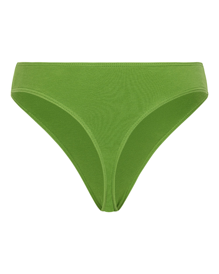 COTTON JERSEY THONG // FROG