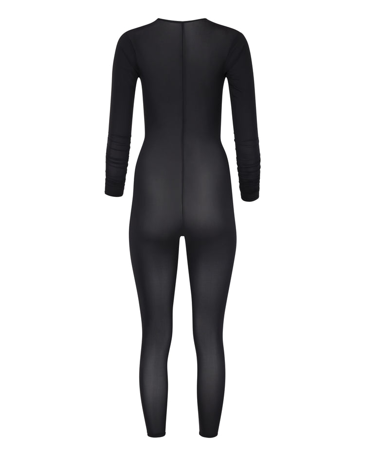 SHEER SHIMMER CATSUIT // MAGNETIC