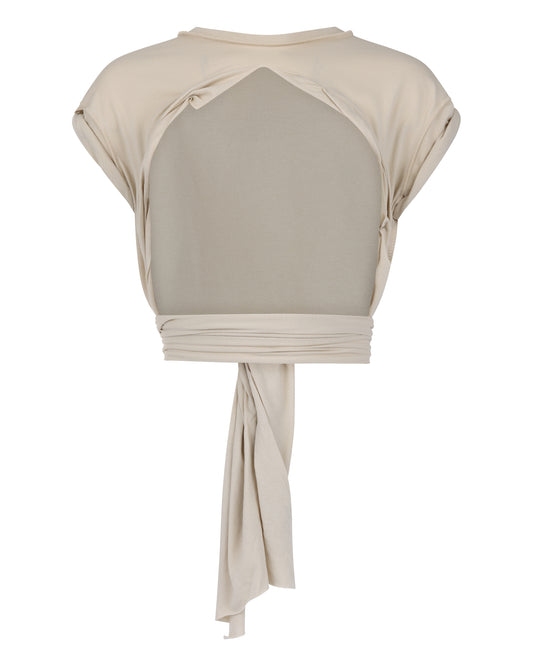 JERSEY RIPPED TEE // COSMIC LATTE