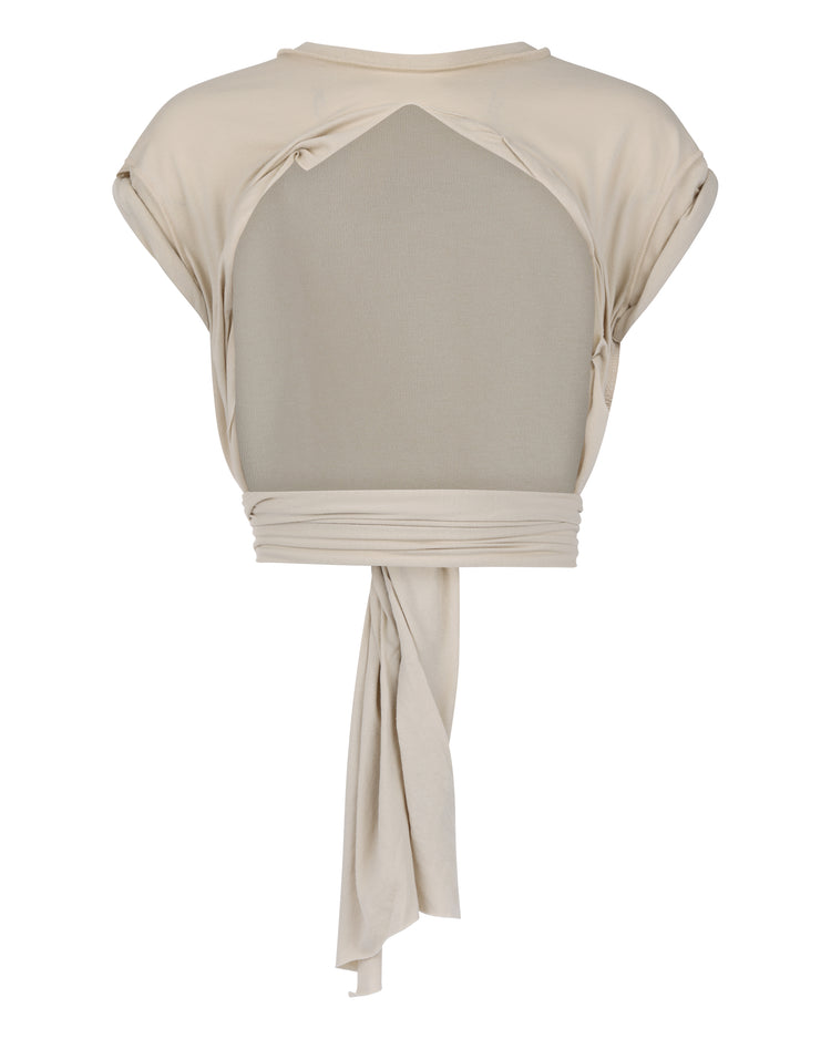 JERSEY RIPPED TEE // COSMIC LATTE