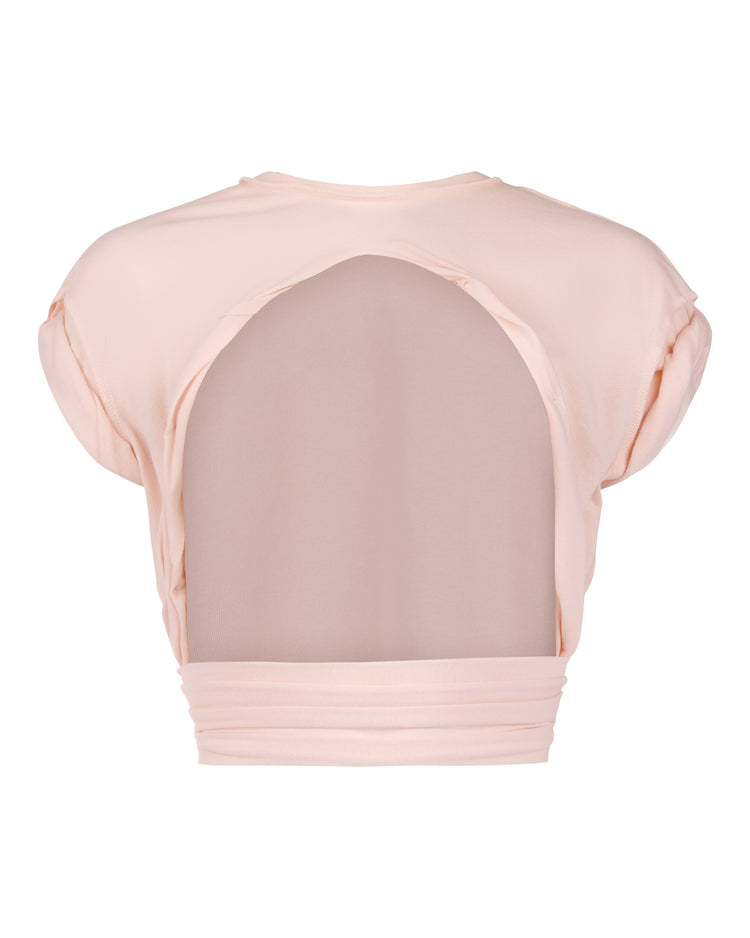 JERSEY RIPPED TEE // PINK MIST