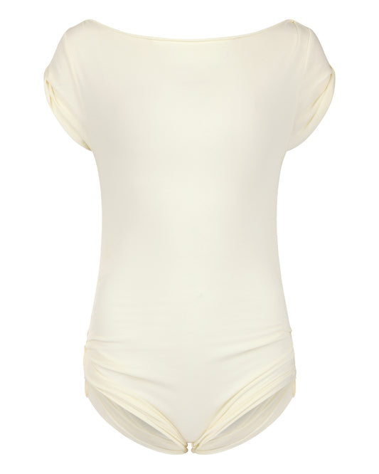 RIPPED TEE BODYSUIT // MOON GLOW