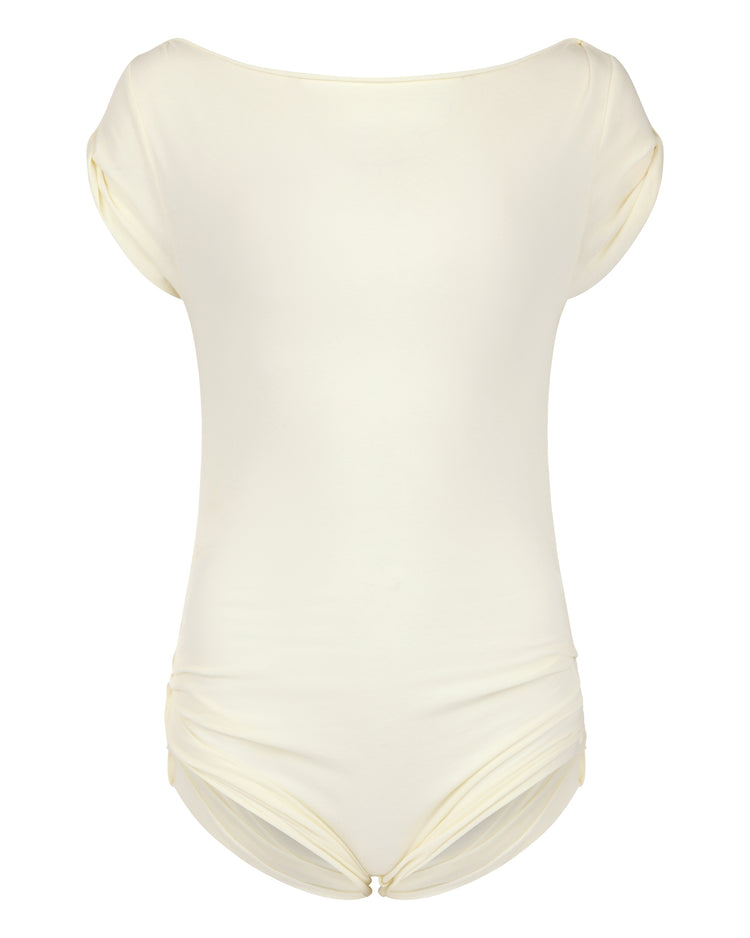 RIPPED TEE BODYSUIT // MOON GLOW