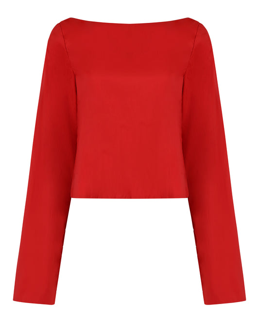 WINDBREAKER OPEN BACK BLOUSE // ADRENALINE RUSH