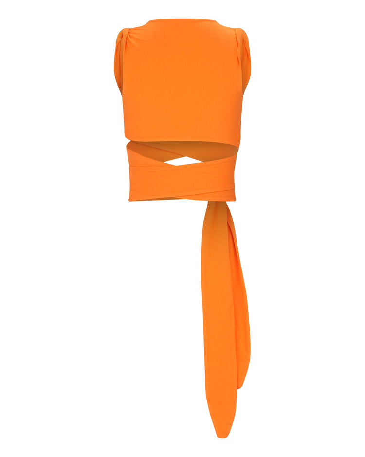 TACK SHOULDER BRALETTE // PERSIMMON