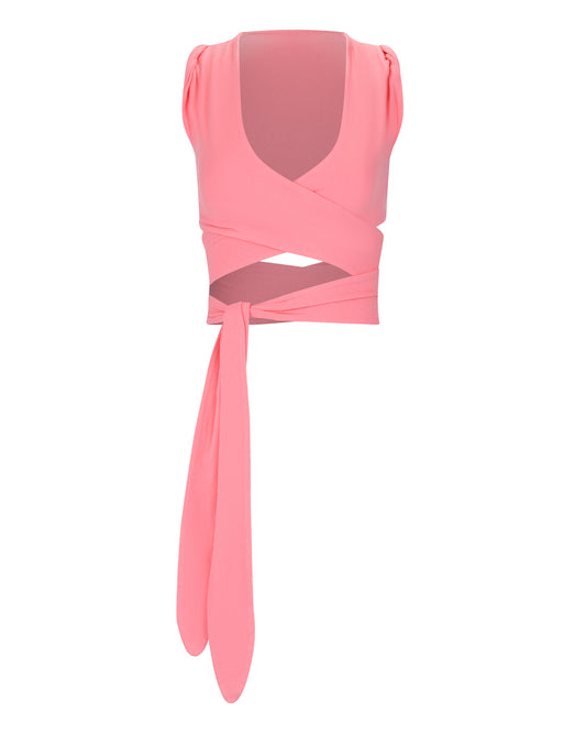 TACK SHOULDER BRALETTE // PLUMERIA