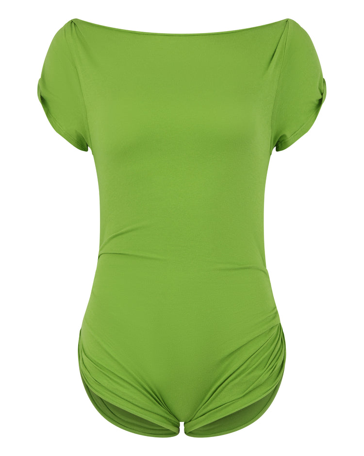 DESTROYED TSHIRT BODYSUIT // FROG