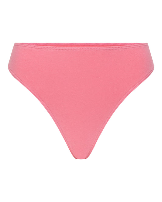 COTTON JERSEY THONG // PLUMERIA