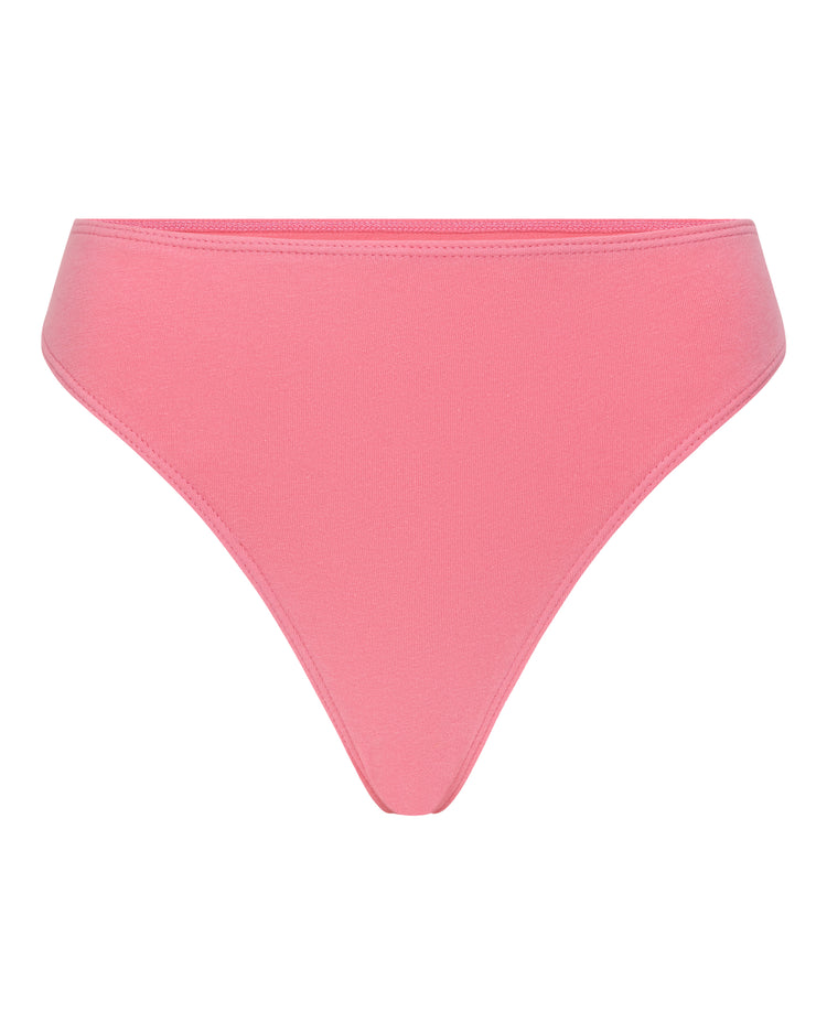 COTTON JERSEY THONG // PLUMERIA