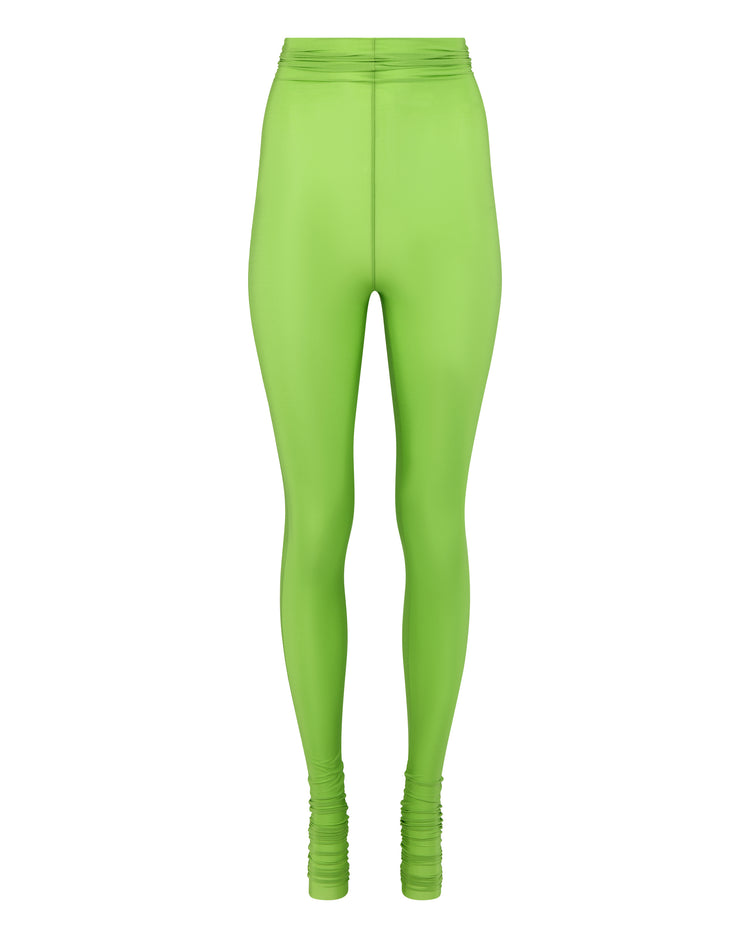 SHEER SHIMMER TIGHTS // FROG