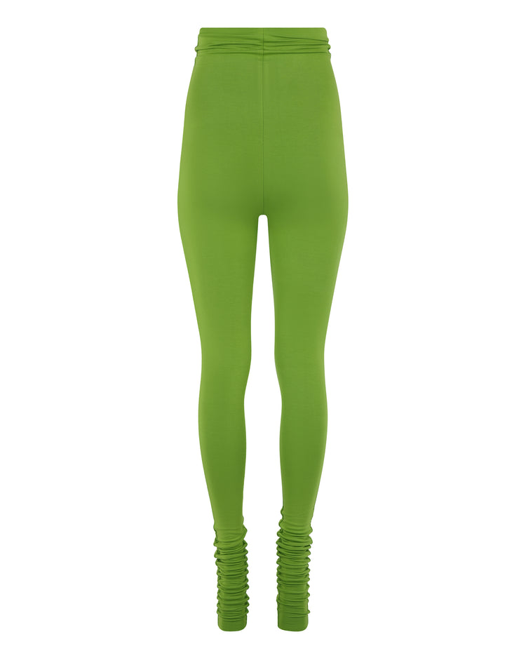 MODAL DOUBLE RAW EDGE LEGGING // FROG
