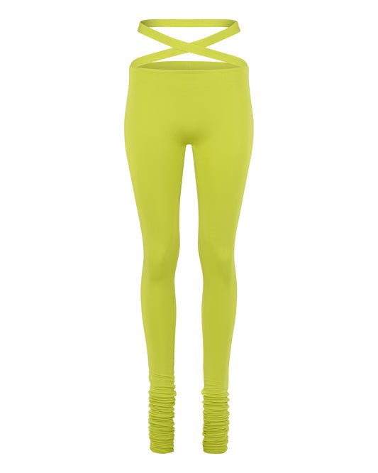 '91 CRISS CROSS LEGGING // KIWI