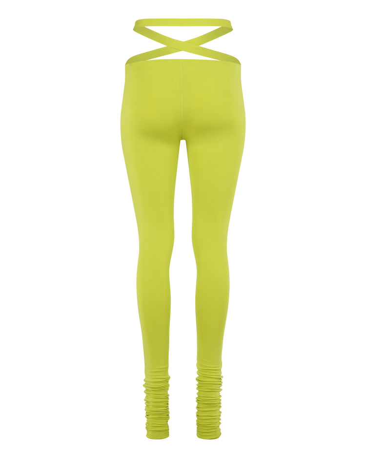 '91 CRISS CROSS LEGGING // KIWI