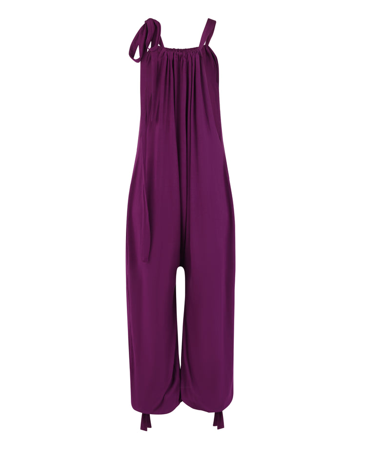 MODAL RELAXED OVERALL // EGGPLANT