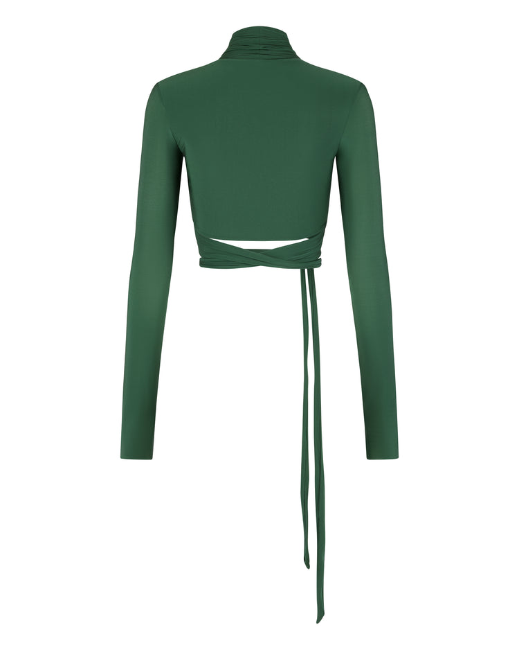 SHIMMER CROPPED BOLERO // EDEN