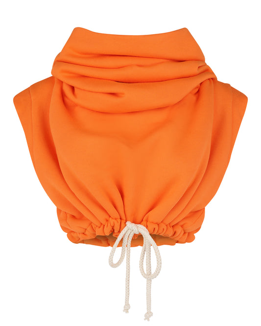 HIGH FREAQ TEDDY VEST // PERSIMMON