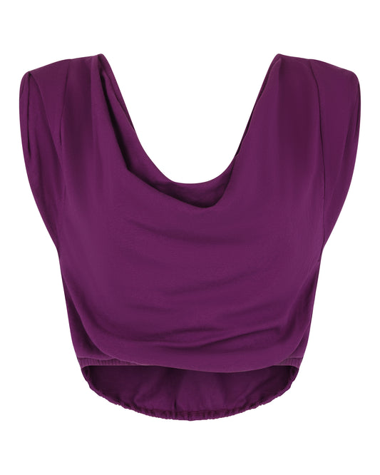 SHIFT TEE // EGGPLANT