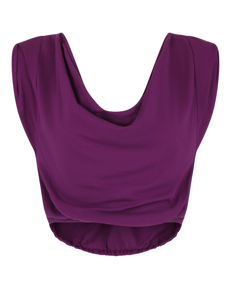 SHIFT TEE // EGGPLANT