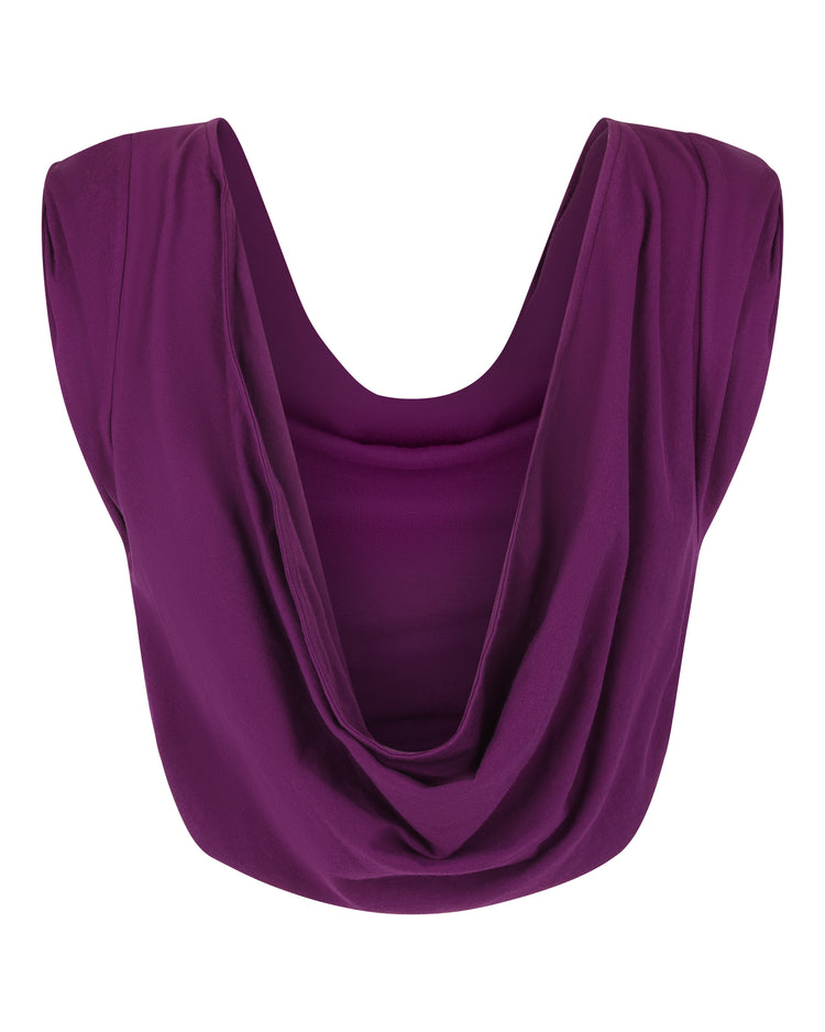 SHIFT TEE // EGGPLANT