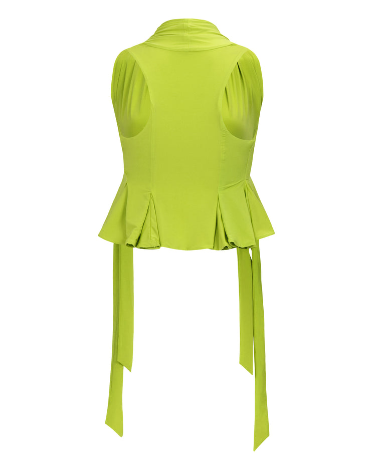 RACERBACK FLOUNCE TOP // KIWI