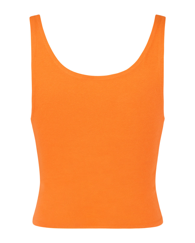 OPEN BUST TANK // PERSIMMON