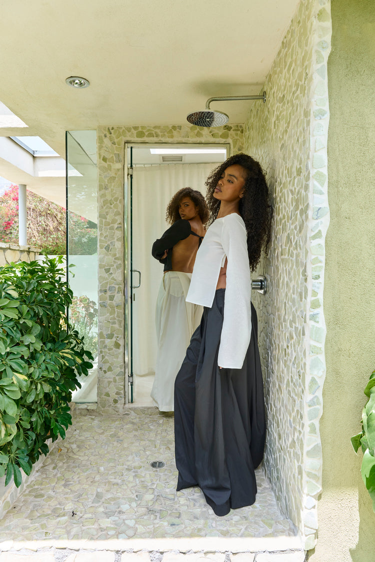WINDBREAKER RAVER PANT // DARK MATTER