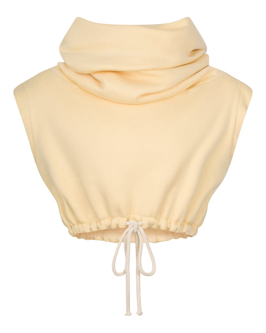 SOFT LANDING TEDDY VEST // ITALIAN STRAW