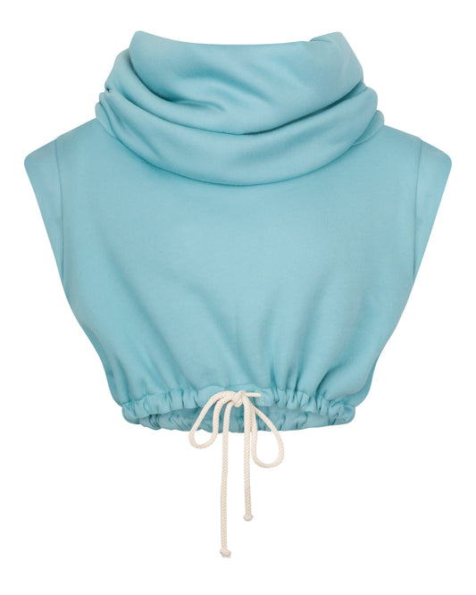 SOFT LANDING TEDDY VEST // STILL WATER
