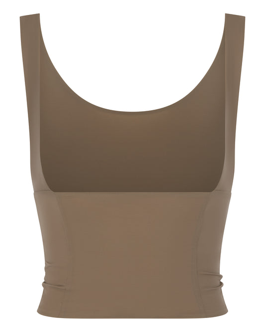 OPEN BUST CORSET SEAM TANK // BAMBI