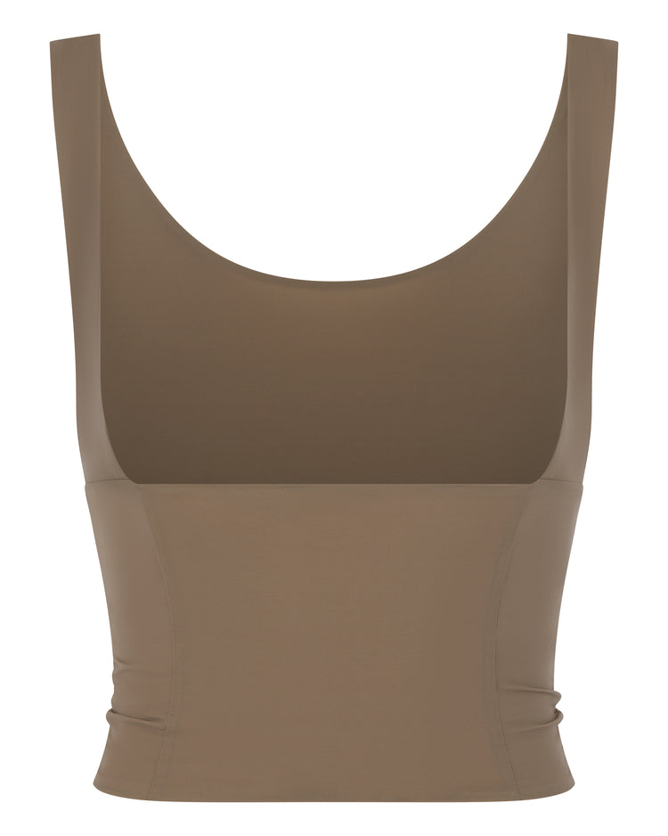 OPEN BUST CORSET SEAM TANK // BAMBI
