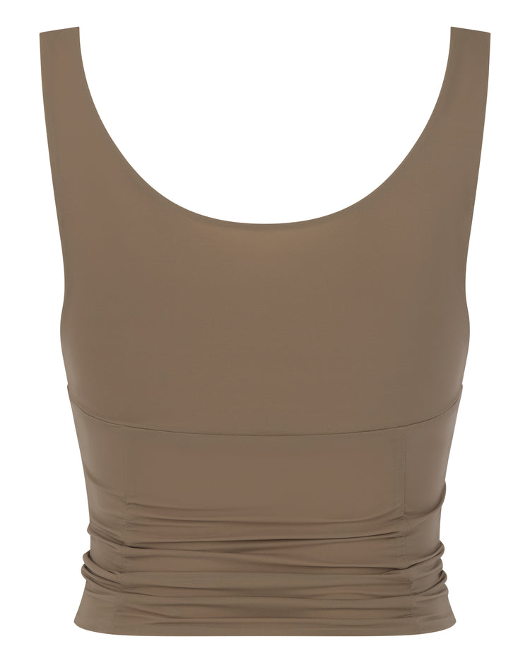 OPEN BUST CORSET SEAM TANK // BAMBI