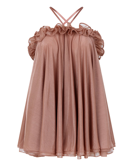 BABYDOLL HALTER MINI // PETAL NECTAR