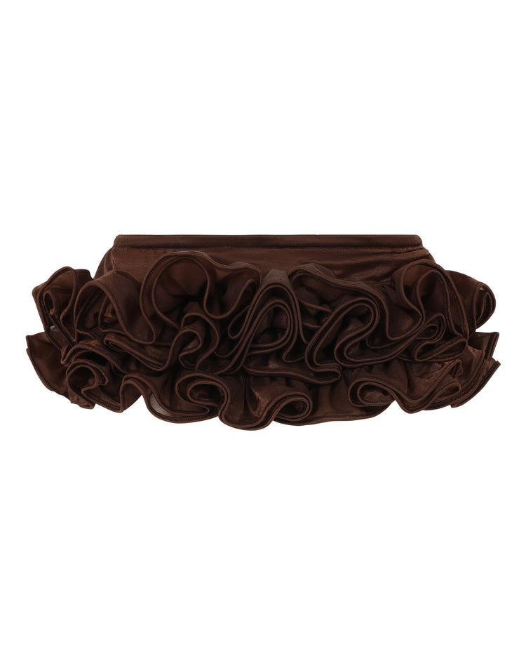 RUFFLE MICRO TUTU // MILK CHOCOLATE FOX