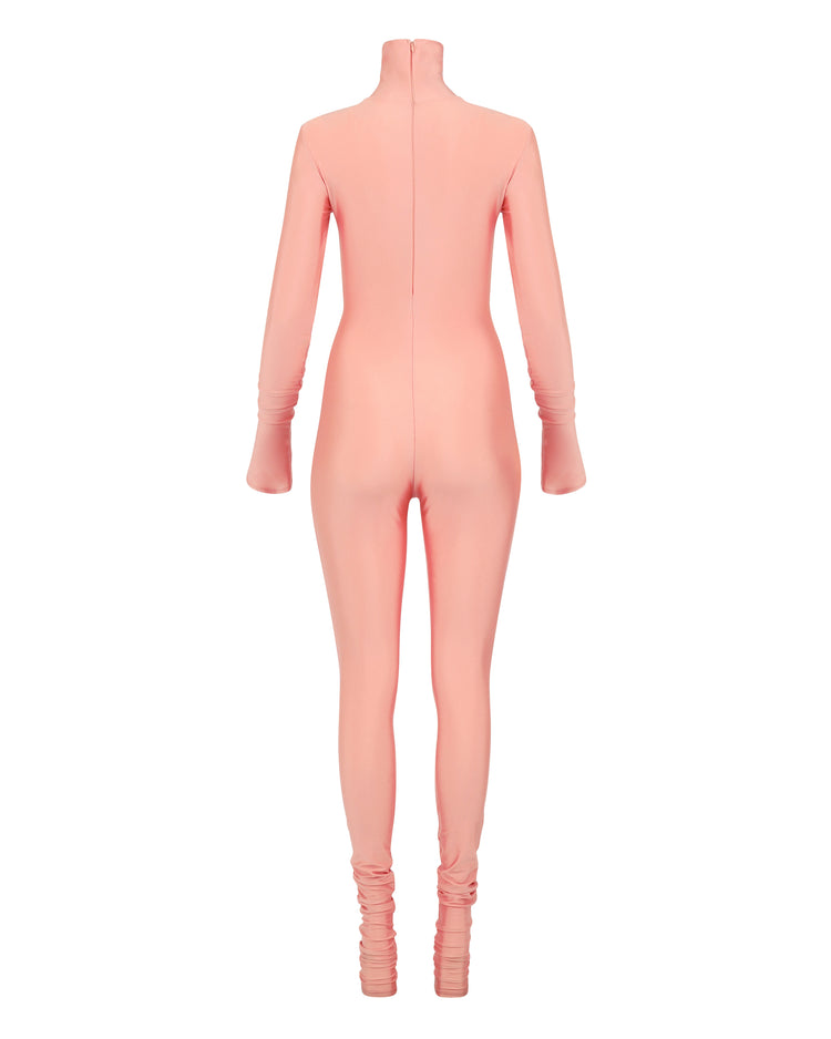 DANCE SPANDEX COZY CATSUIT // TICKLE PINK