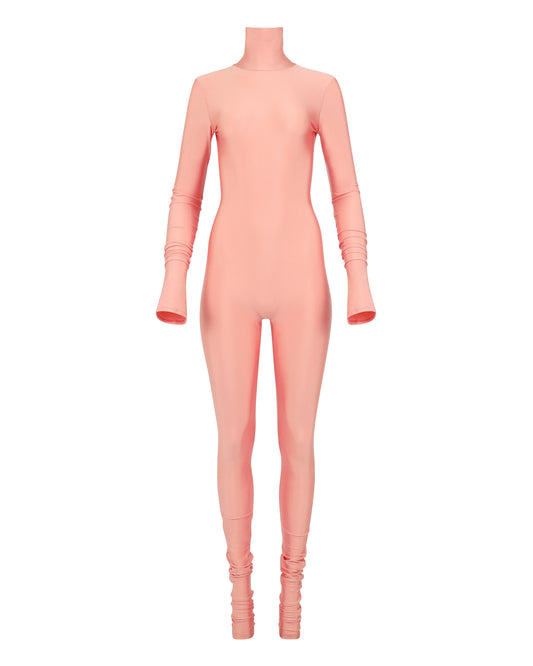 DANCE SPANDEX COZY CATSUIT // TICKLE PINK