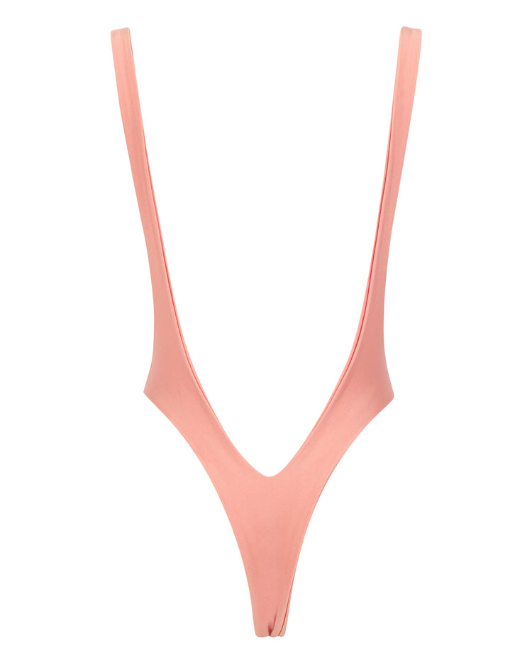 SUSPENDER BODYSUIT // TICKLE PINK