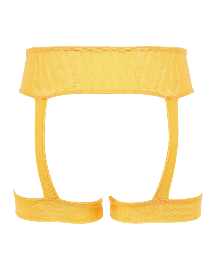 NYLON MESH GARTER // BB BANANA YELLOW