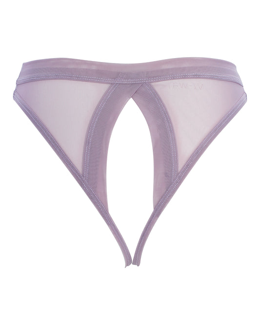 CROTCHLESS PANTY // SMOKED LILAC